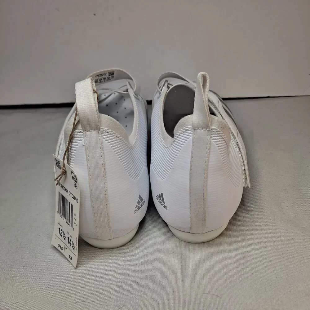 Adidas The Indoor Cycling Shoe Mens 13.5 Womens 14.5 White (Cleat Not Included)